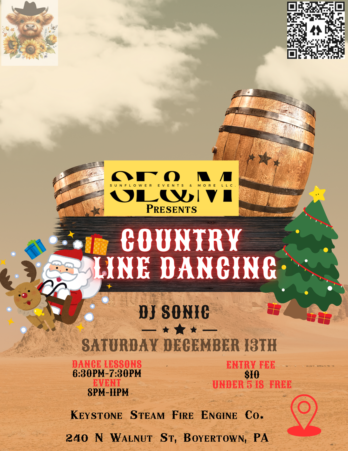 Line Dancing December 13, 2025