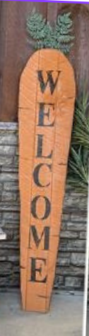 STENCILED CARROT
